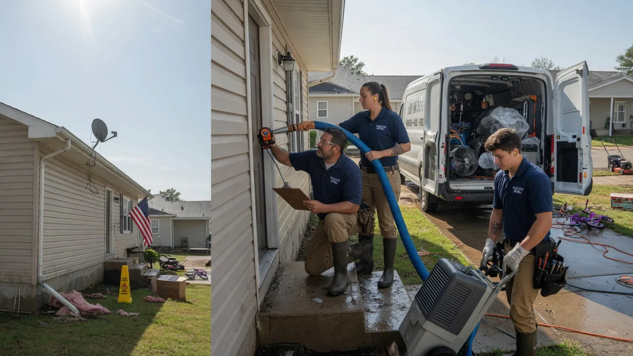 Ceiling Water Damage Restoration in Kennard, IN near me